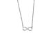 Silbercollier Infinity Lab Grown 0,05ct