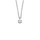 Silbercollier Lab Grown 0,10ct