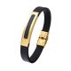 Lederarmband gold