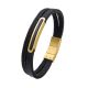 Lederarmband gold