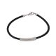 Lederarmband stahl