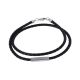 Lederarmband stahl