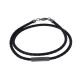 Lederarmband schwarz