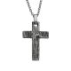 Stahlcollier Kreuz