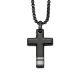 Stahlcollier Kreuz