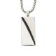 Stahlcollier schwarz