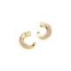 Silberohrschmuck gold