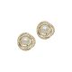 Silberohrschmuck Zuchtperle gold