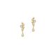 Silberohrschmuck gold