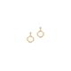 Silberohrschmuck gold