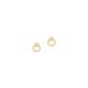Silberohrschmuck gold