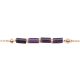 Silberarmband Amethyst