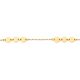 Silberarmband gold