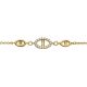 Silberarmband gold
