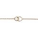 Silbercollier gold