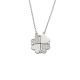 Silbercollier Kleeblatt silber