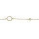 Silbercollier gold