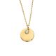 Silbercollier gold