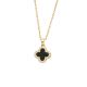 Silbercollier gold