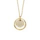 Silbercollier gold
