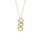 Silbercollier gold