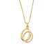 Silbercollier gold