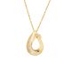 Silbercollier gold
