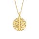 Silbercollier gold