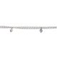 Silbercollier silber/bunt