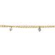 Silbercollier gold/bunt