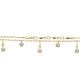 Silbercollier gold