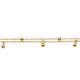 Silbercollier gold