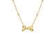 Silbercollier gold