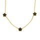 Silbercollier gold