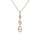 Silbercollier gold