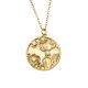 Silbercollier gold