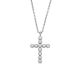 Silbercollier Kreuz