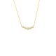 Silbercollier gold