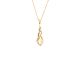 Silbercollier gold