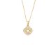 Silbercollier gold