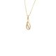 Silbercollier gold