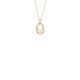 Silbercollier gold