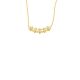 Silbercollier gold