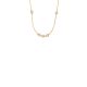Silbercollier gold