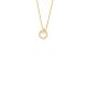 Silbercollier gold