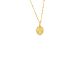 Silbercollier gold