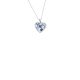 Silbercollier Herz