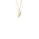 Silbercollier gold