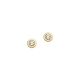 Silberohrschmuck Lab Grown 0,20ct gold