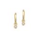 Silbercreole Lab Grown 0,20ct gold